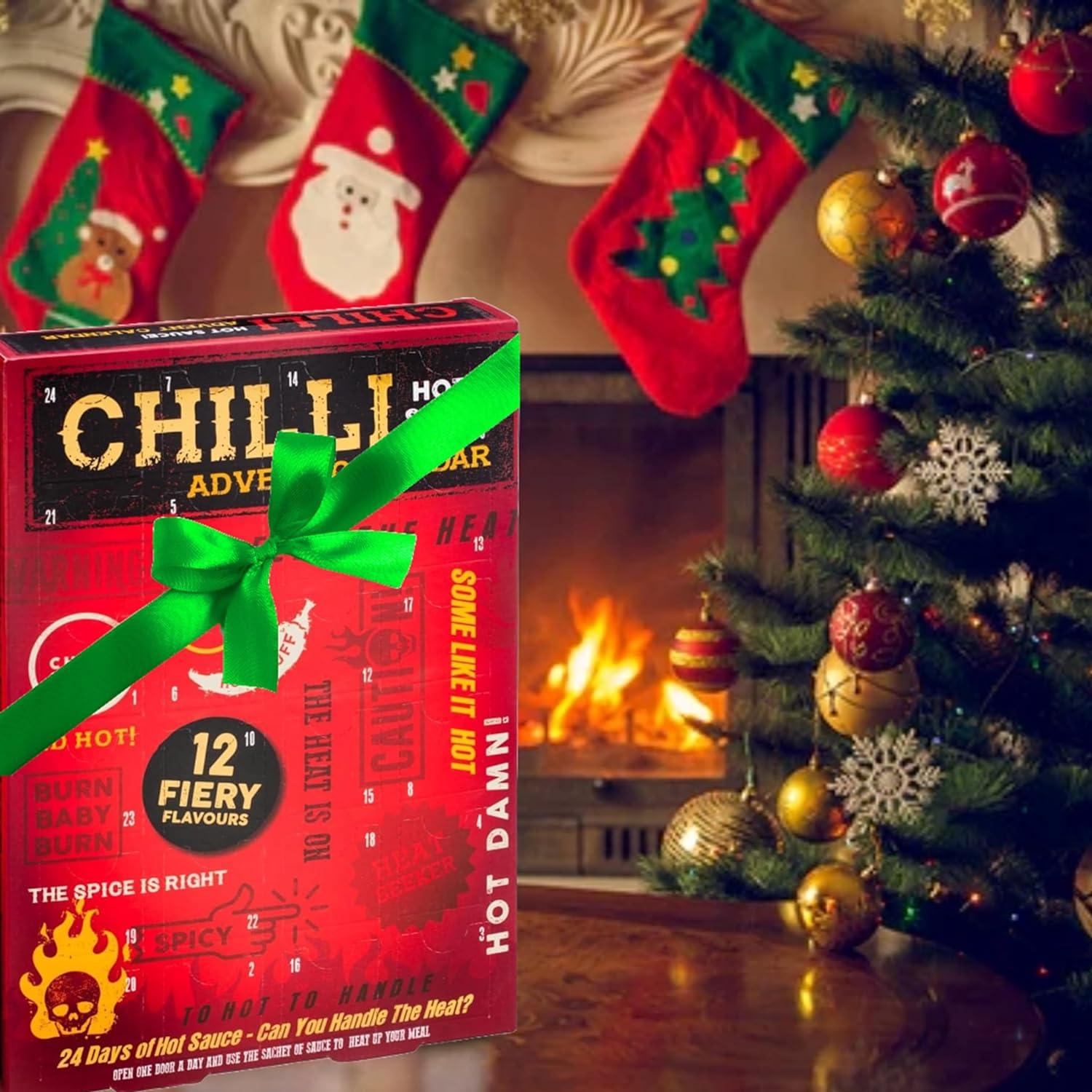 Chili Hot Sauce Advent Calendar 24 Days of Hot Sauce Christmas Chili Hot Sauce Advent Calendar 24 Days of Hot Sauce Christmas