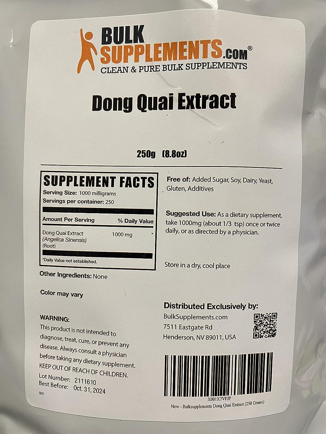Dong Quai Root Extract Dong Quai Herbal