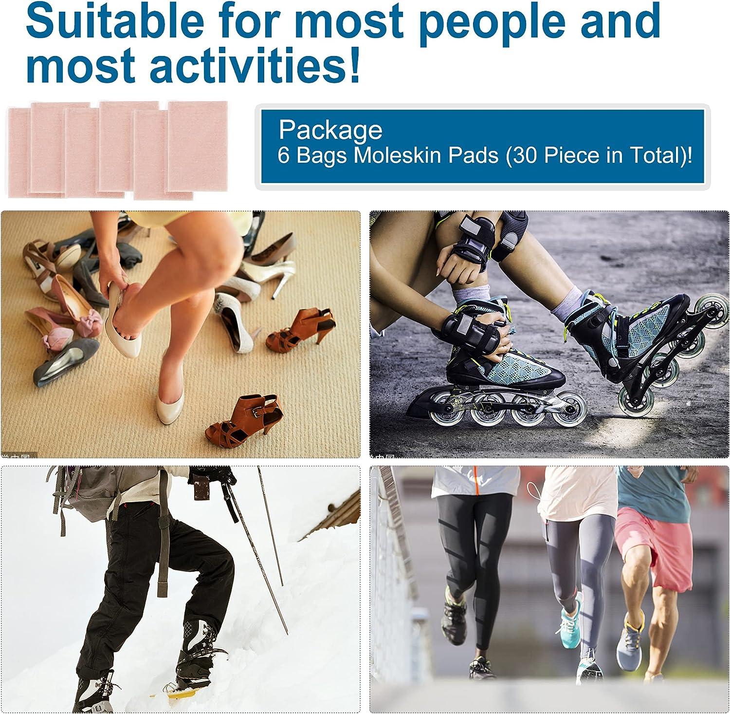 JKcare Moleskin for Feet, SelfAdhesive Moleskin blisters Protection