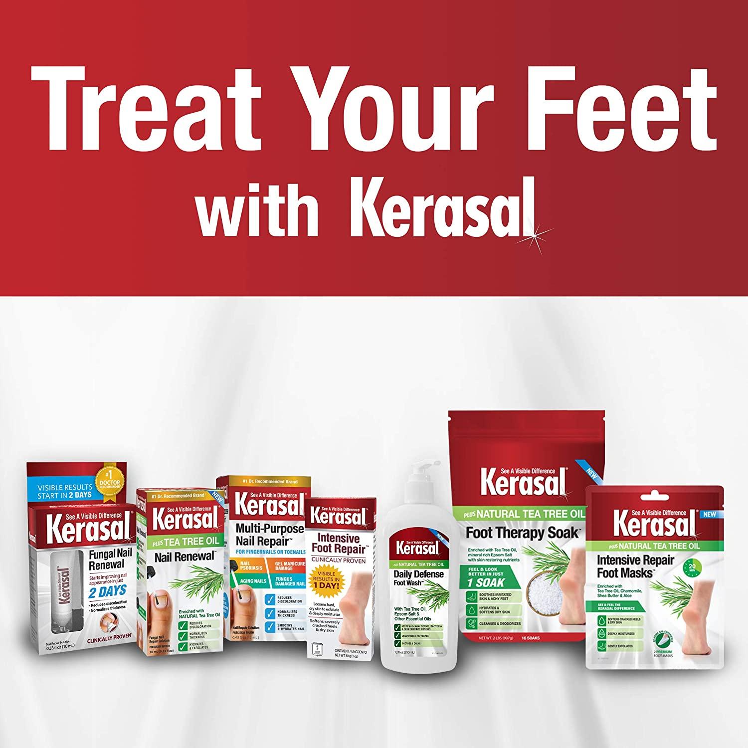 Kerasal MultiPurpose Nail Repair, Nail Solution for Discolored and