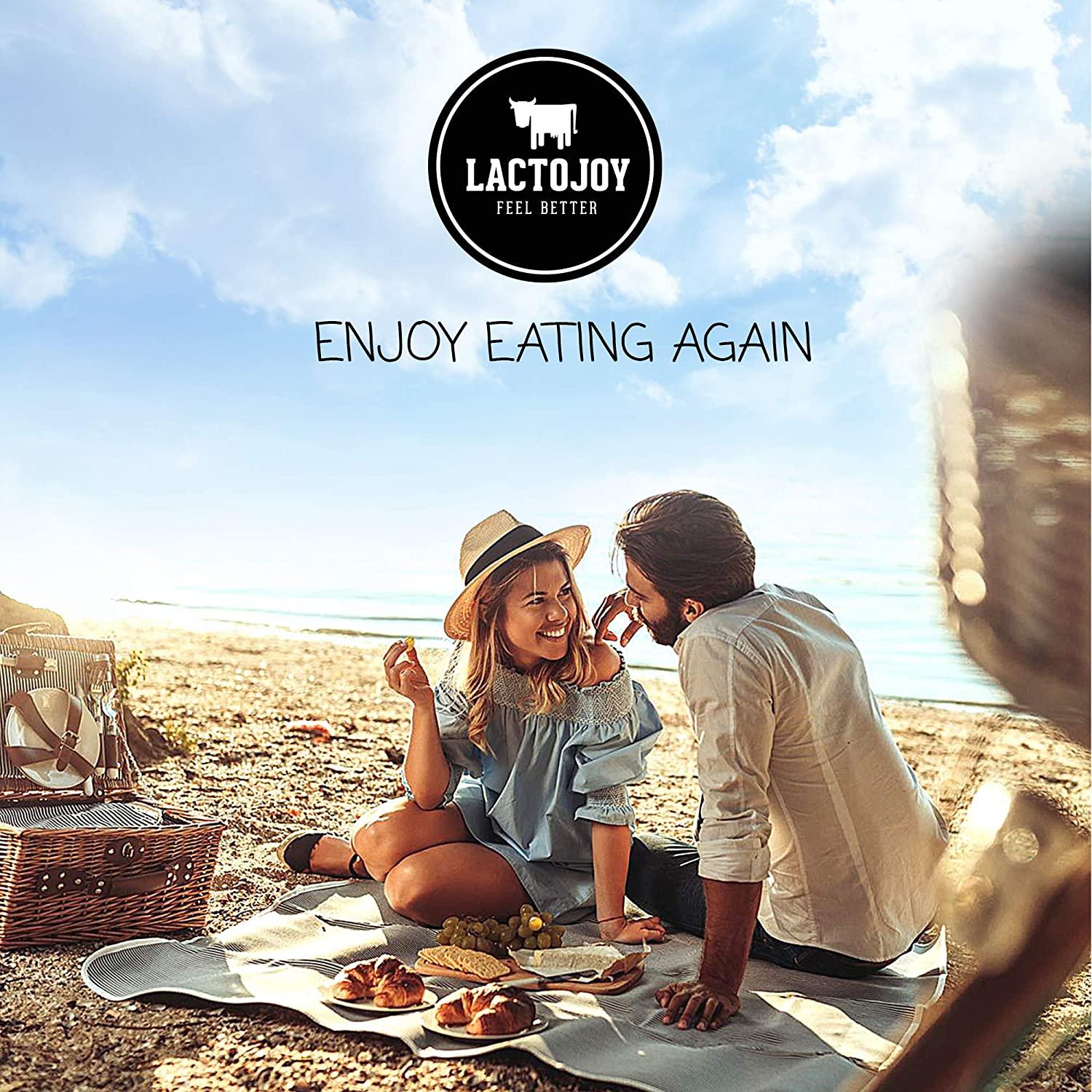LactoJoy Lactase Pills Powerful Enzymes for Lactose Intolerance