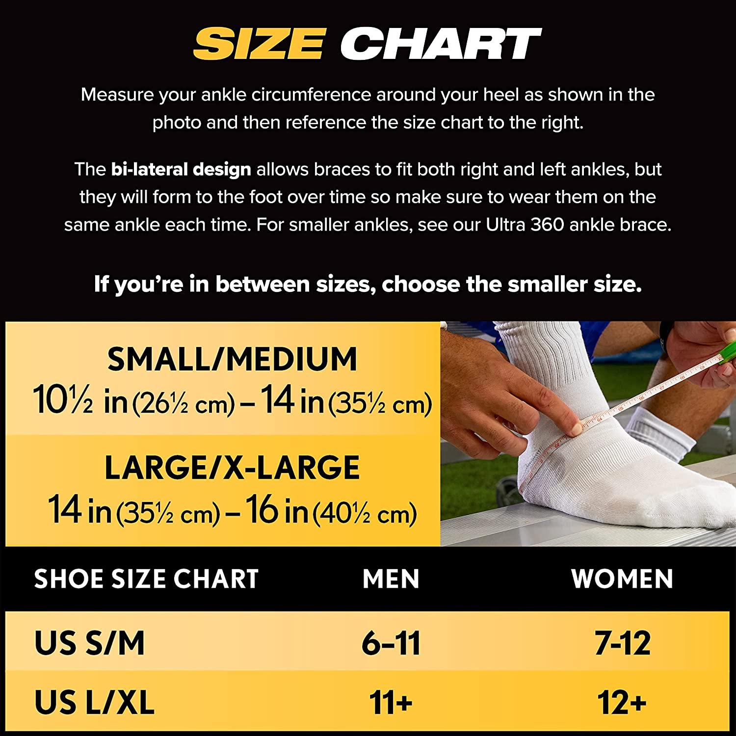 Ultra Zoom Ankle Brace for Injury Prevention Provides Support and Helps Prevent Sprained Ankles