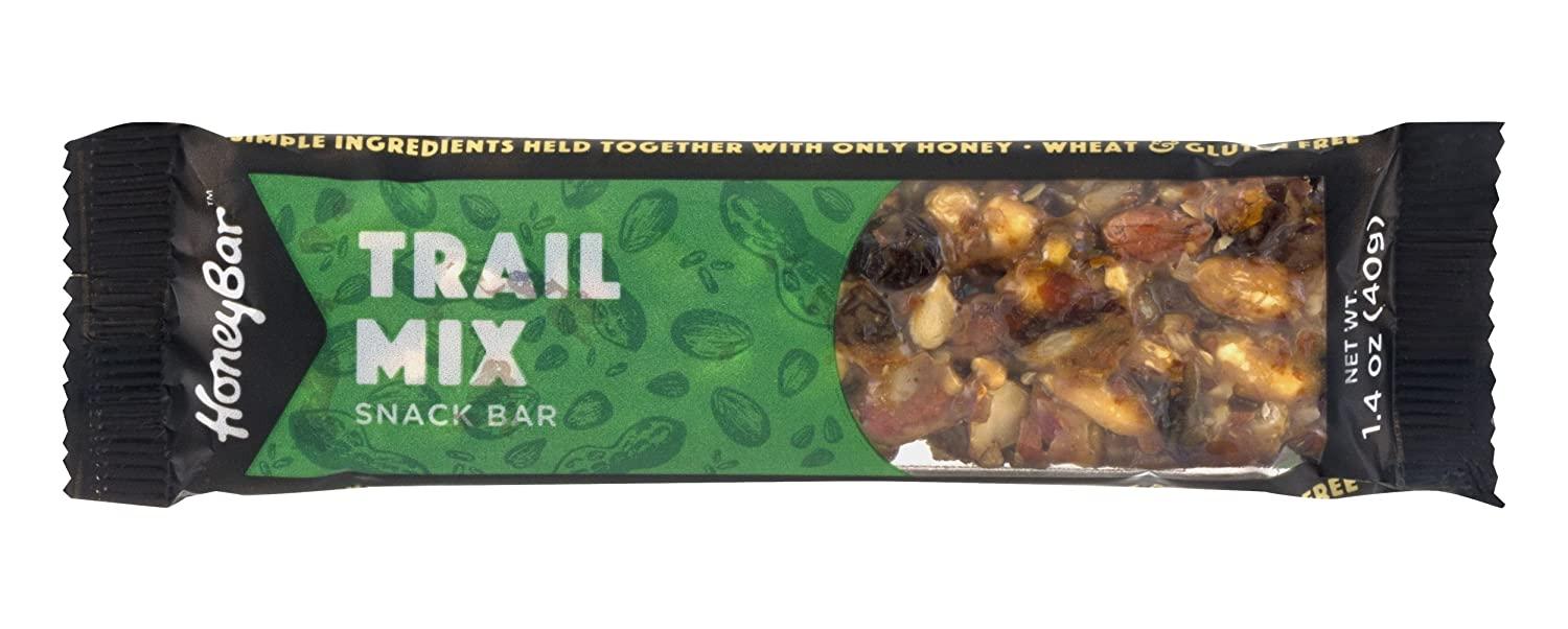 HoneyBar Snack Bar, Trail Mix, GlutenFree, NonGMO, Vegetarian, 1.4 oz