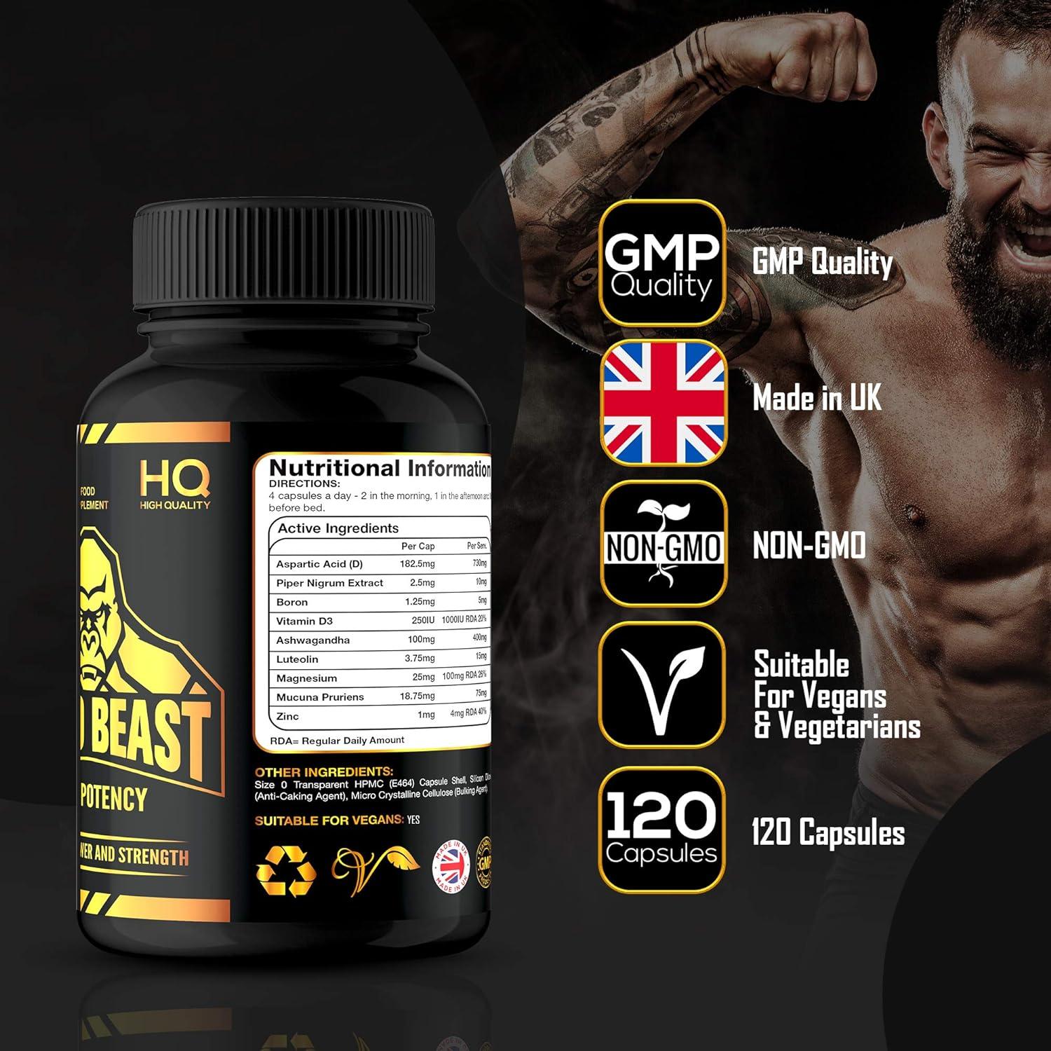 Best Vegan Testosterone Booster Healthedacademy Com High Potency Testosterone Supplement for Men | 120 Caps | Natural