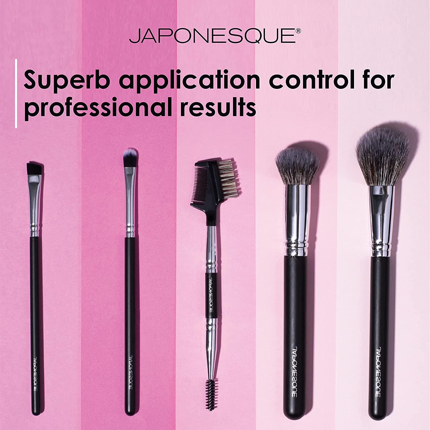 Japonesque Brow & Lash Shaper with 3 Different Spoolie Brushes, for