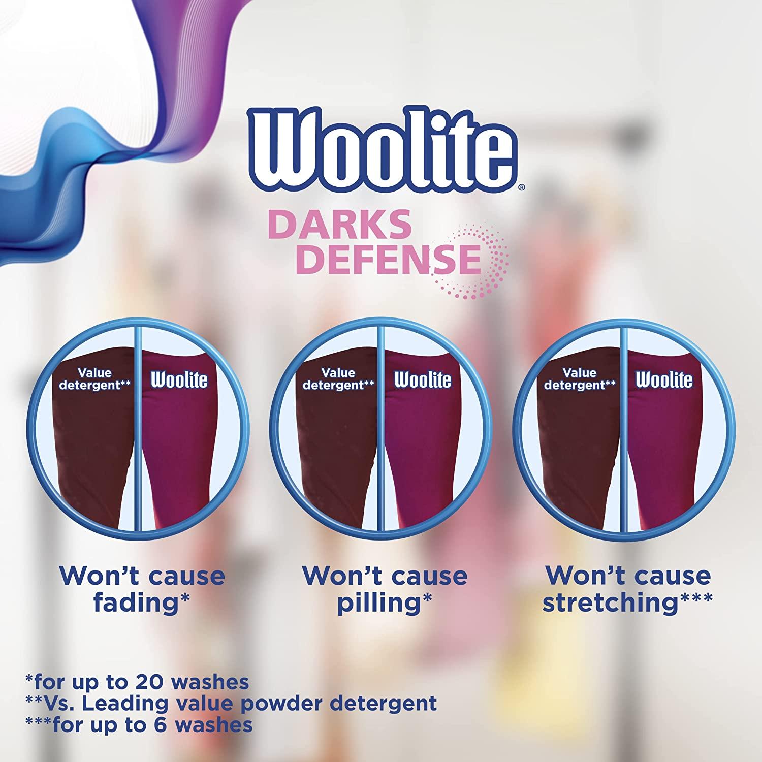  Woolite DARKS Liquid Laundry Detergent, 33 Loads, Regular & HE  Washers, Dark & Black Clothes & Jeans (Pack of 6) : Health & Household
