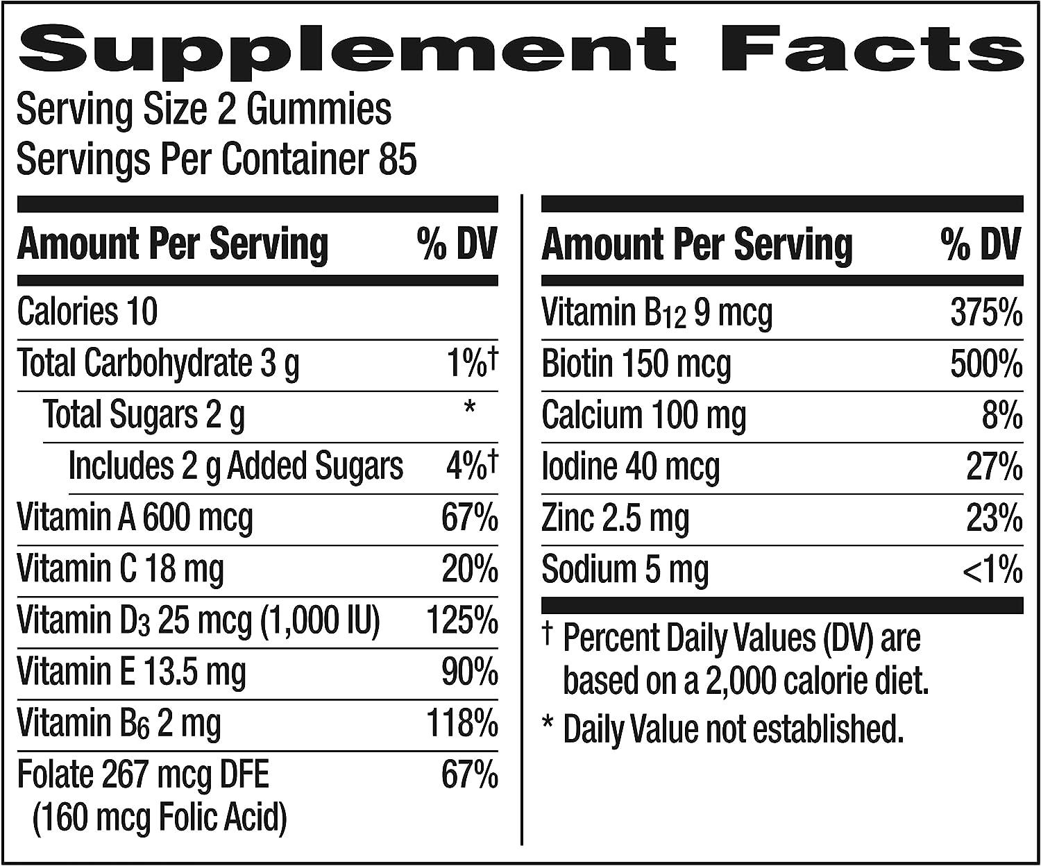 Centrum MultiGummies Gummy Multivitamin for Women, Multivitamin