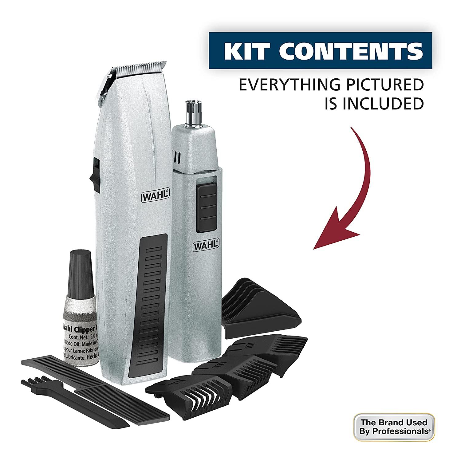 Wahl Mustache and Beard Trimmer with Precision Ground Blades and 8