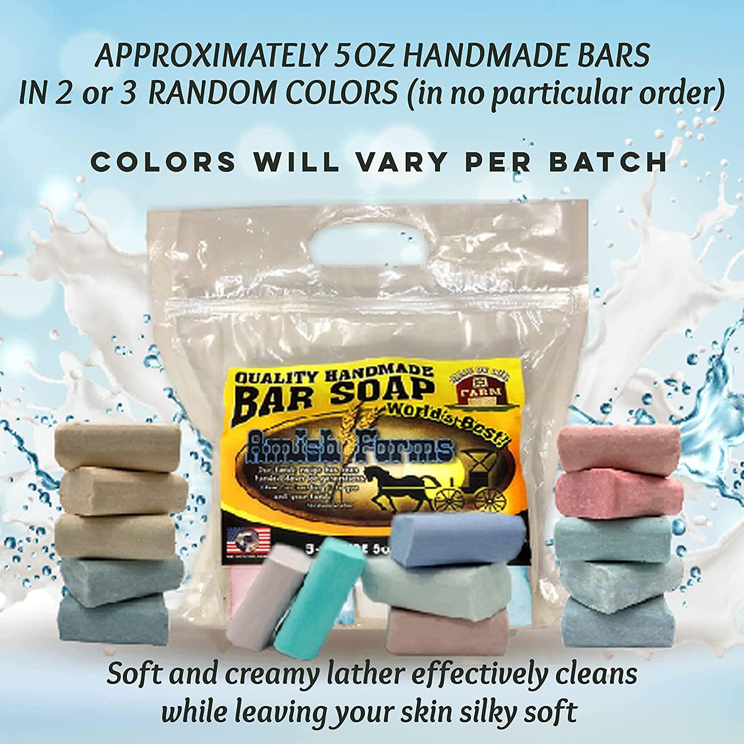 Amish Farms Soap 5 Bar Bag - Random Colors - Handmade in the USA