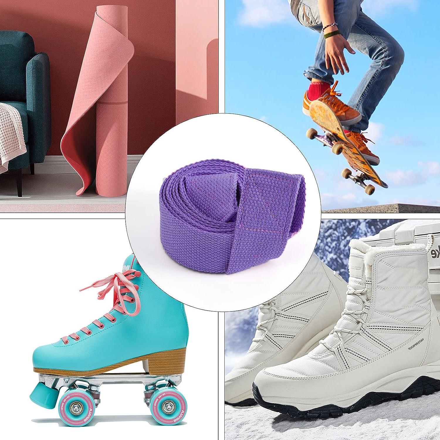 3Pcs Yoga Mat Carrier Strap, Adjustable Roller Skate Ski Boots Carrier  Strap for Yoga Mat, Skiing, Snowboarding, Ice Skates and Rollerblades