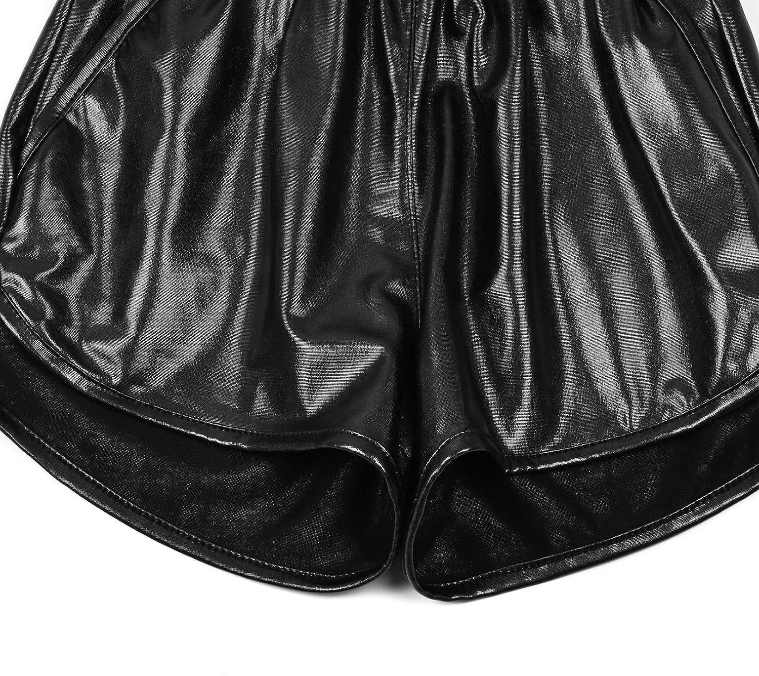 パンツ if six was nine HOT PT BLK Glitter Amazon.com: Agoky Womens Sequin Shorts High Waist Elastic