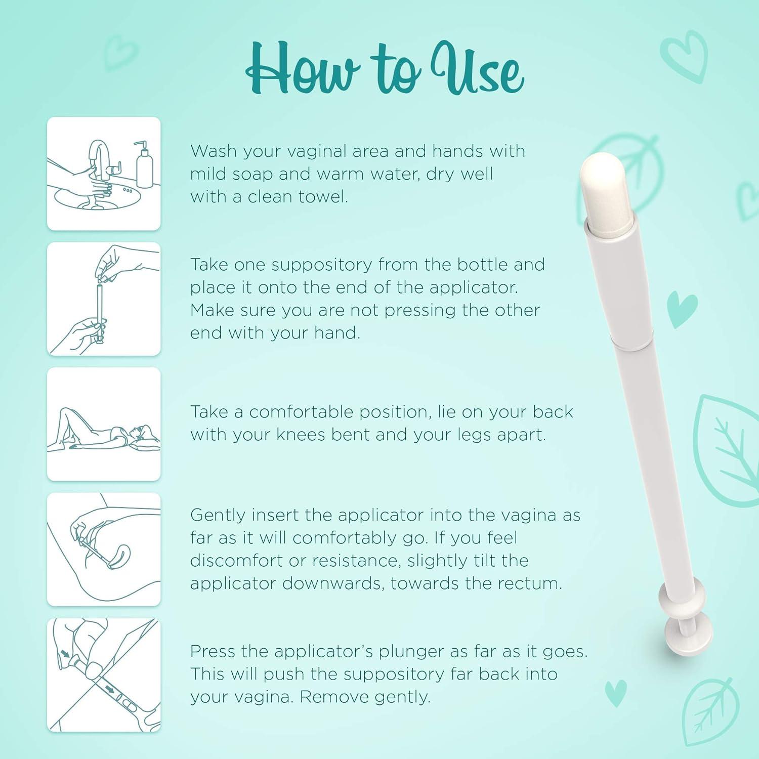 VeeFresh Suppository Applicators Vaginal Applicator Pack for