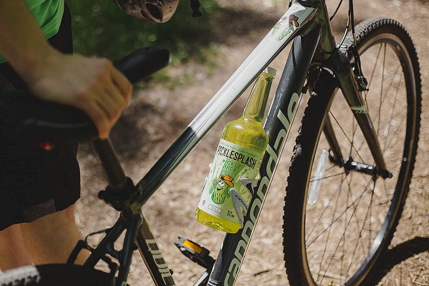 PickleSplash Dill Pickle Beverage Sports Hydration Drink for Leg