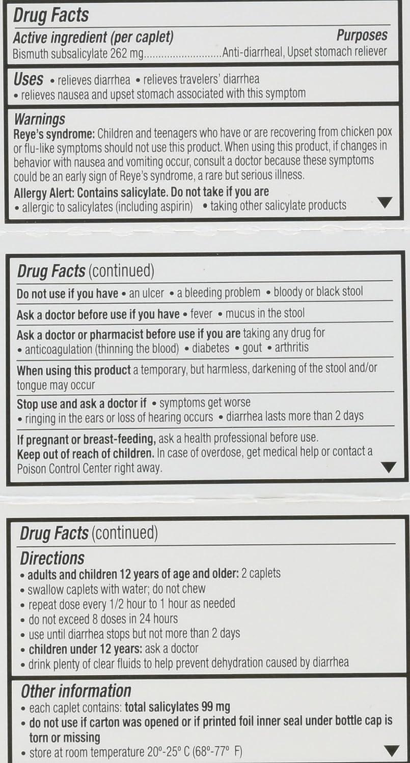 Kaopectate MultiSymptom Relief AntiDiarrheal Upset Stomach Reliever