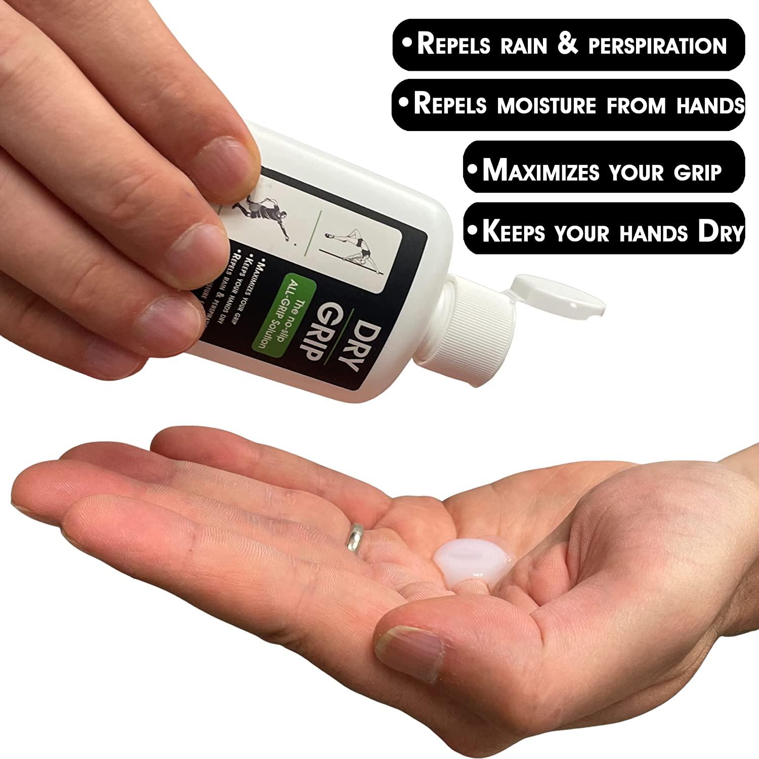 Dry Hands & Pole Grip Solution Transparent, Non Sticky, Anti-Slip Solution  for Pole Dancing, Tennis, Golf and all Sports - Repels Sweat & Moisture  from Hands 2 Ounce (Pack of 1)