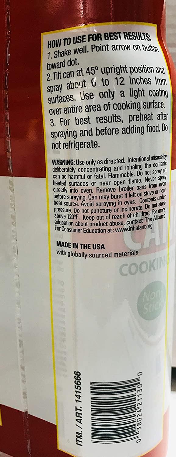 Non GMO Canola Oil Spray for Cooking and Baking