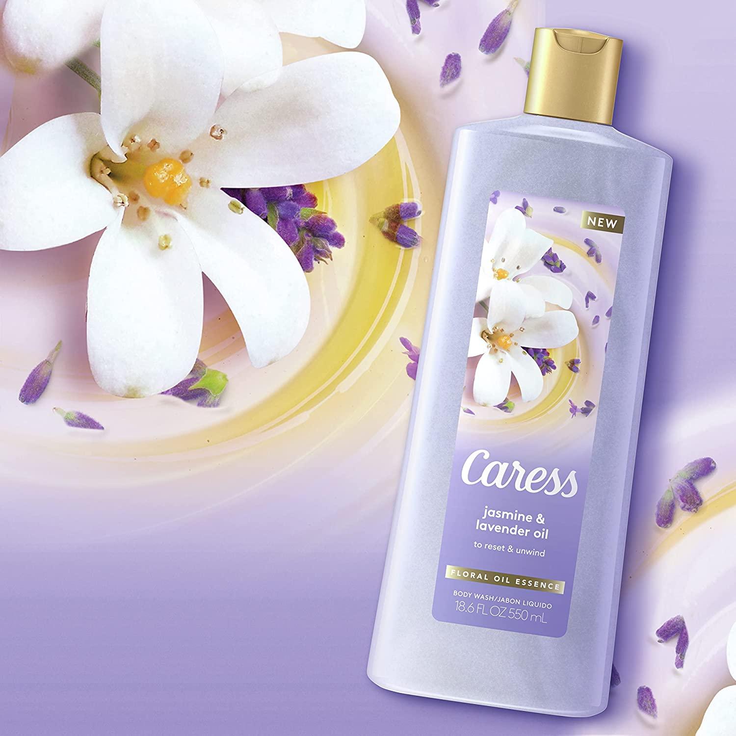 Caress Moisturizing Body Wash For Dry Skin Jasmine and Lavender Oil