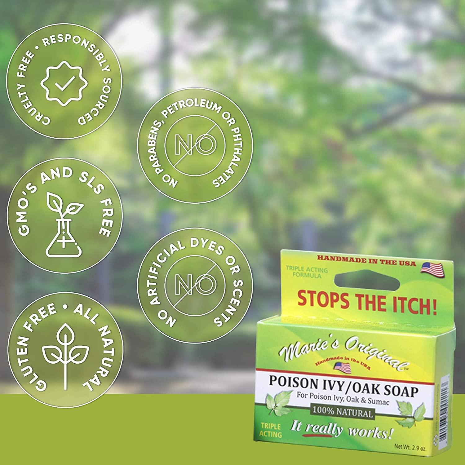 Maries Original Poison Ivy Soap Bar 100 All Natural Triple Acting