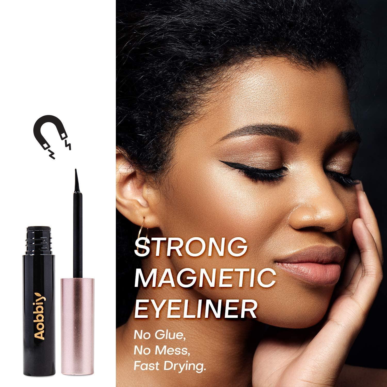 20 Pieces Upgraded Eyelash Kit, Eyelash with Eyeliner