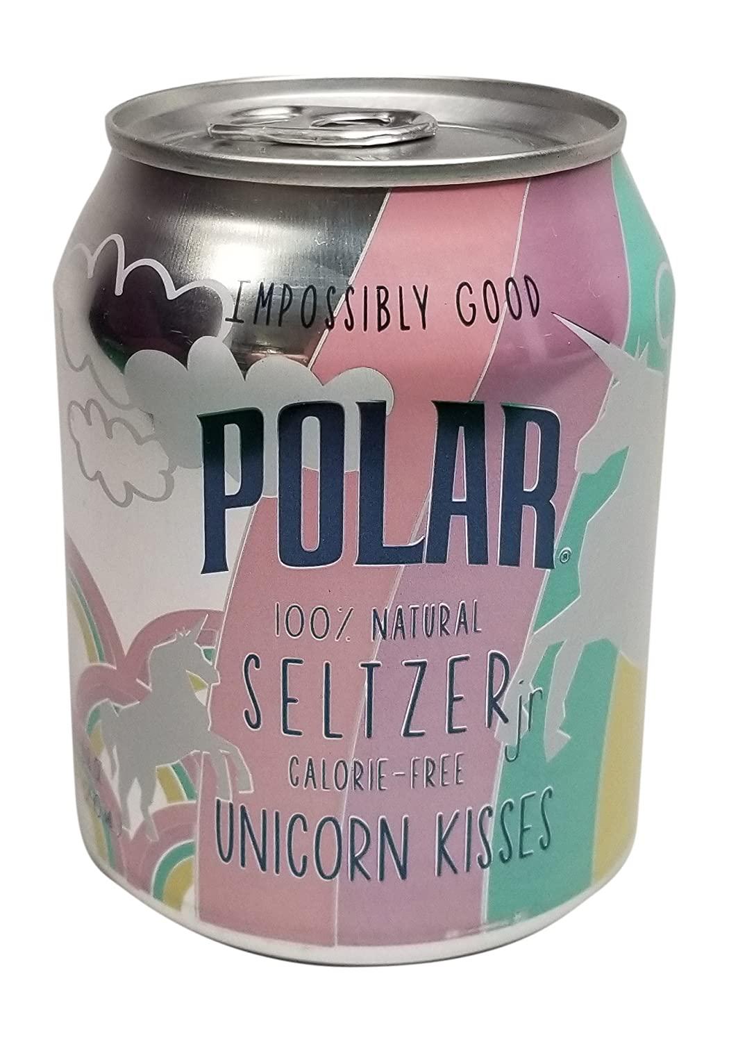 Polar Seltzer Unicorn Kisses 6pk Impossibly Good, 8oz Cans