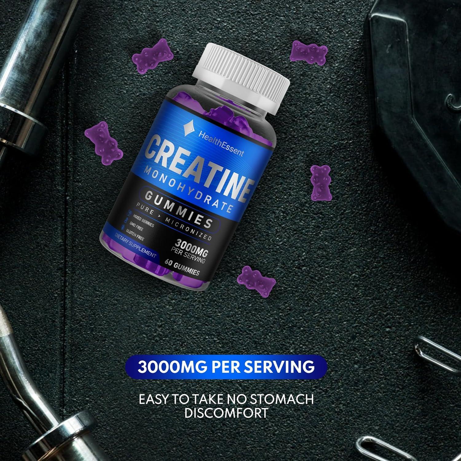 Créatine Monohydrate 270 Comprimés - 3000mg Par Dose - Vegan - 3 Mois De Stock