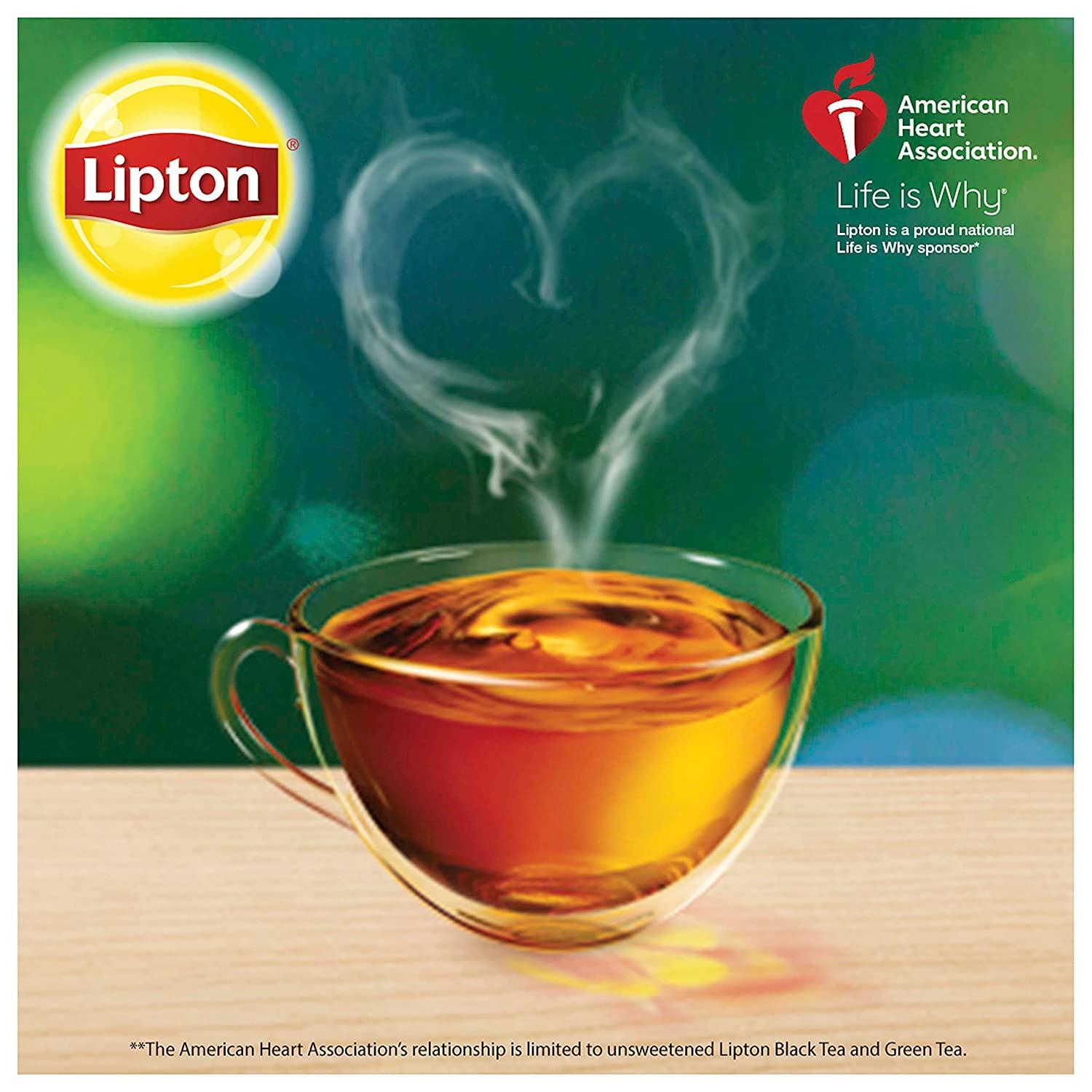 Lipton Tea Bags For a Delicious Beverage Decaf Black Tea CaffeineFree