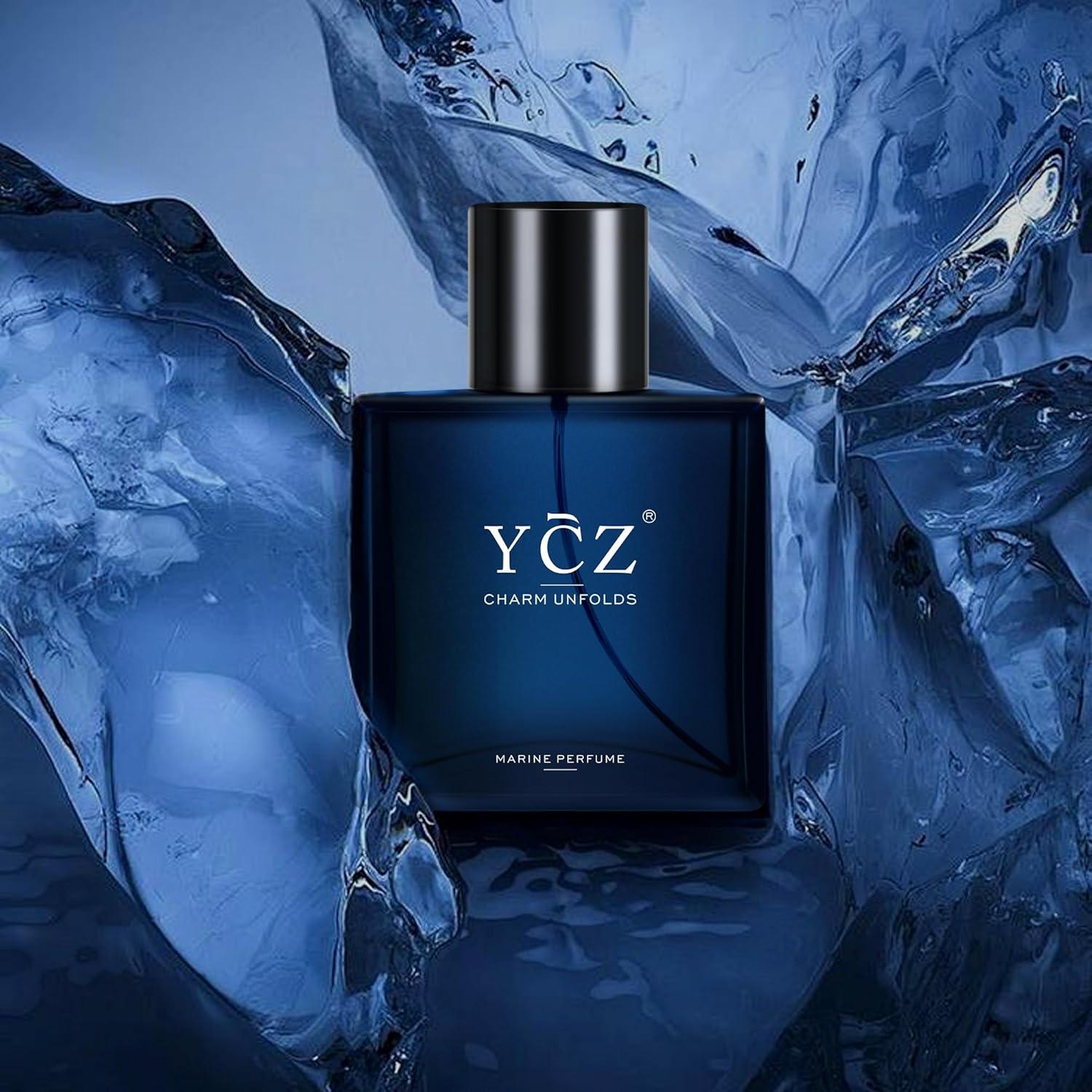 Ycz Charm Unfolds Marine Perfume for Men 1.7 oz. Long