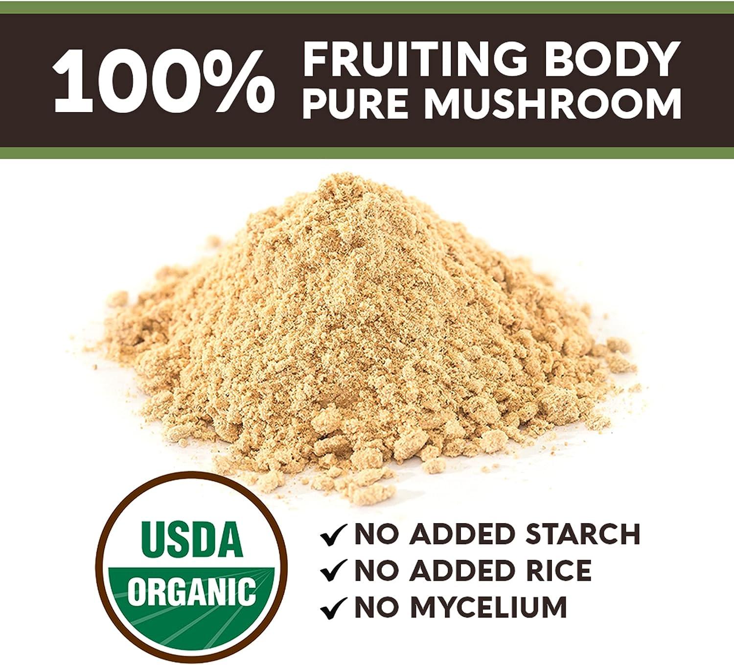 Lions Mane Mushroom Powder 150g 60 Servings, High Strength 3000mg, 100% Fruiting | Australia