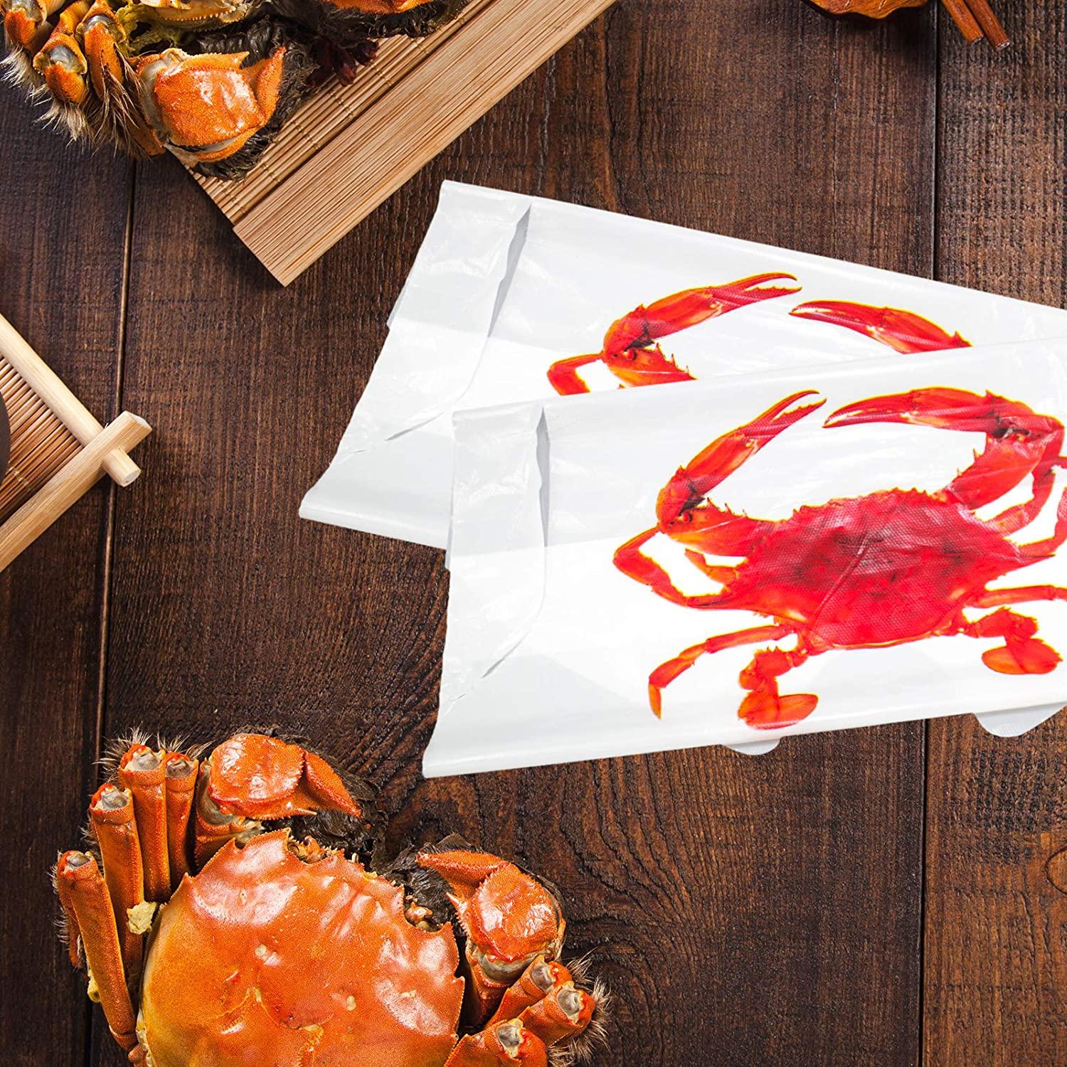 Adult Size Disposable Bibs Lobster Bibs, 20\" X 15 1/2\", Adult Poly Bibs...