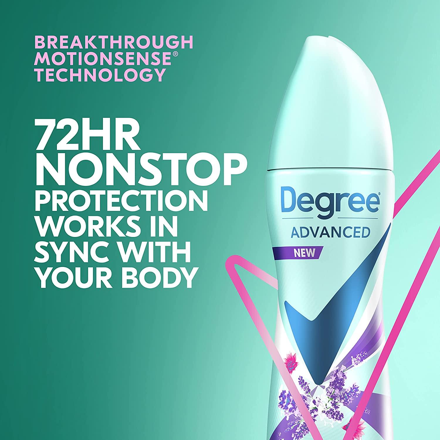 Degree Antiperspirant Deodorant Dry Spray 72Hour Sweat and Odor
