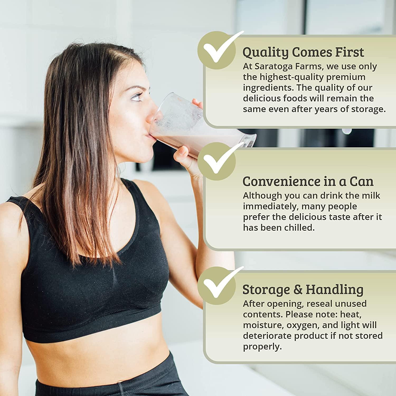 Saratoga Farms Powdered Chocolate Milk, Bulk Chocolate Milk Mix for