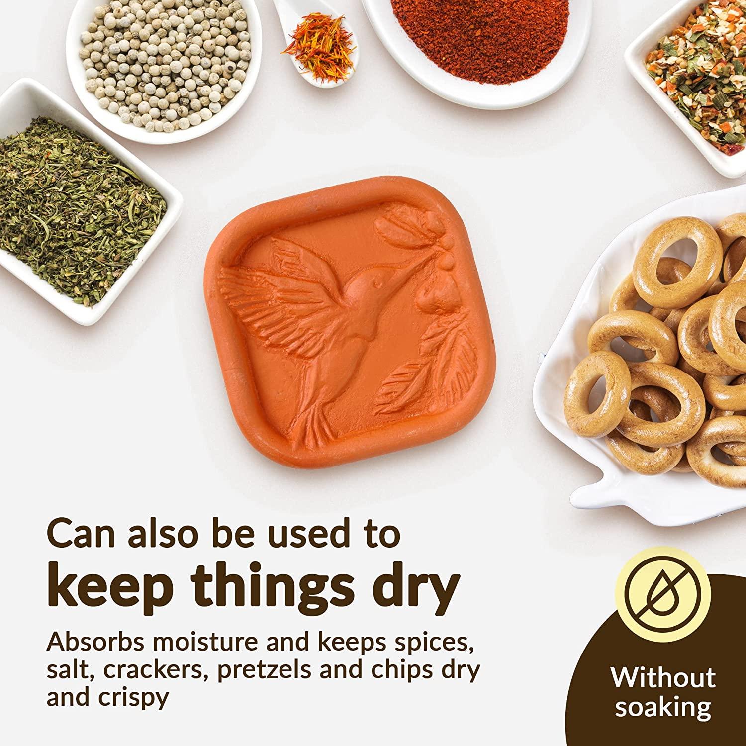 Terra Cotta Brown Sugar Saver FoodSafe Sugar Preserver for LongTerm