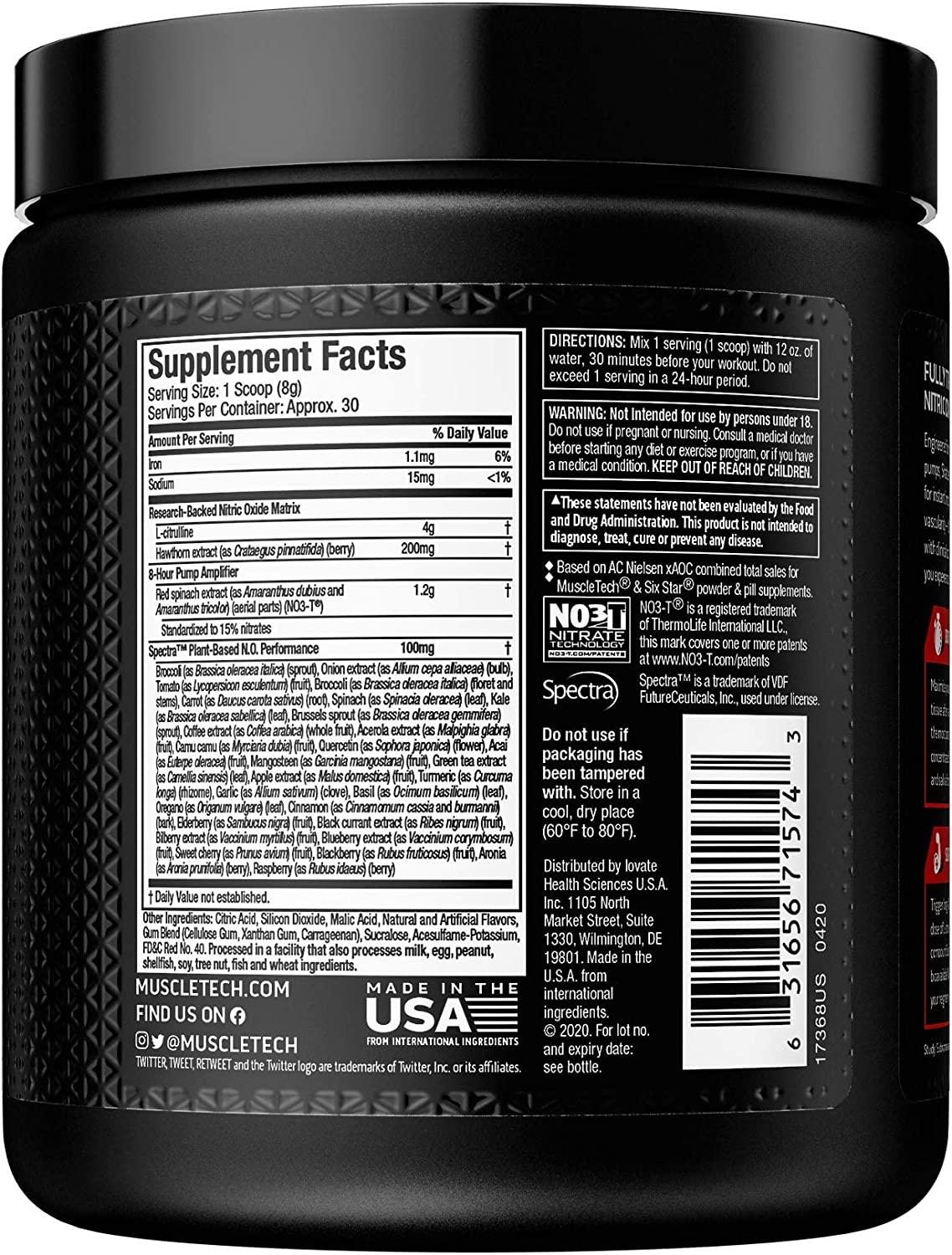 Muscletech Shatter Pre-Workout Gummy Burst - 8.57 oz | Boost Energy ...
