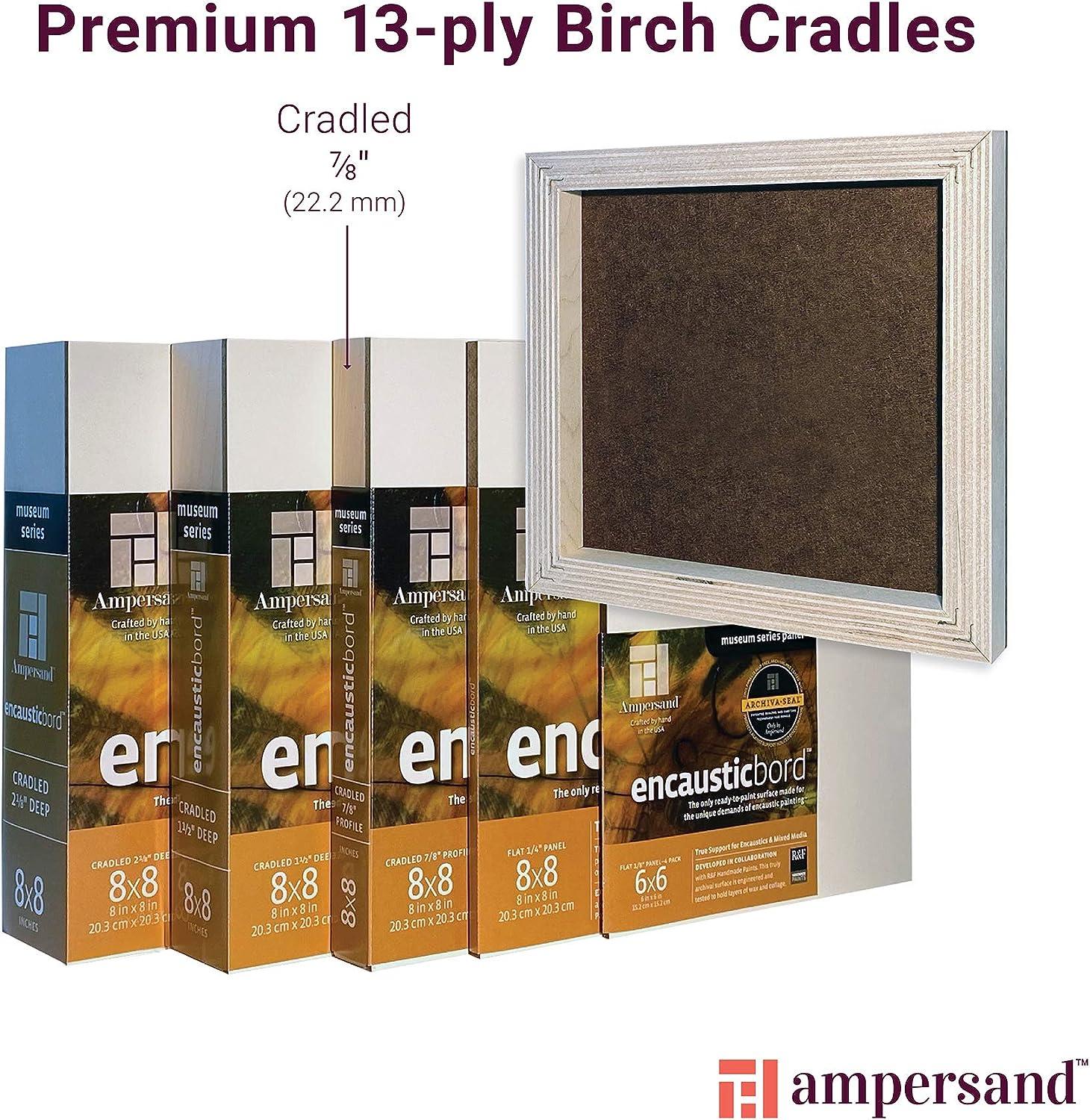 Ampersand Art Supply Wood Painting Panel Museum Series Encausticbord 7