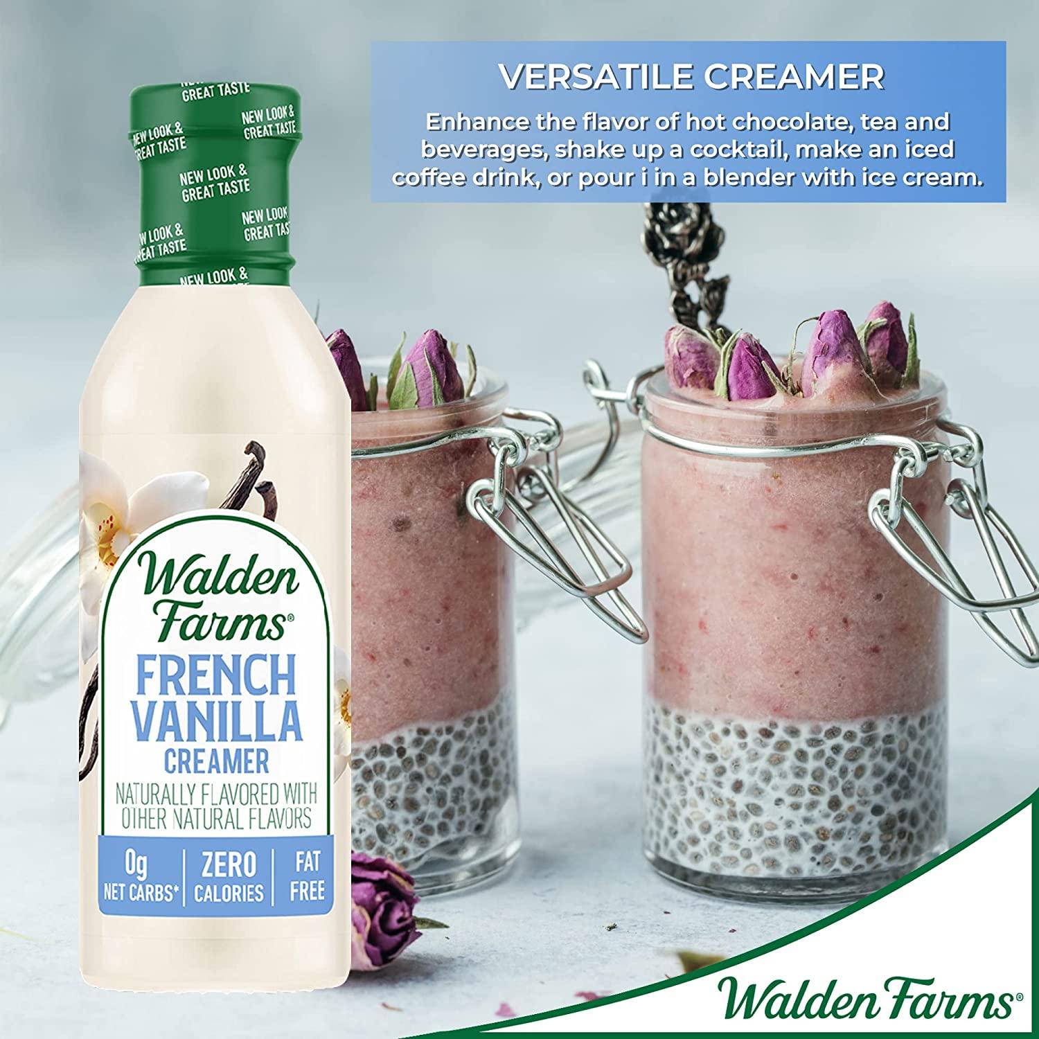 Walden Farms French Vanilla Coffee Creamer 12 oz NonDairy Milk