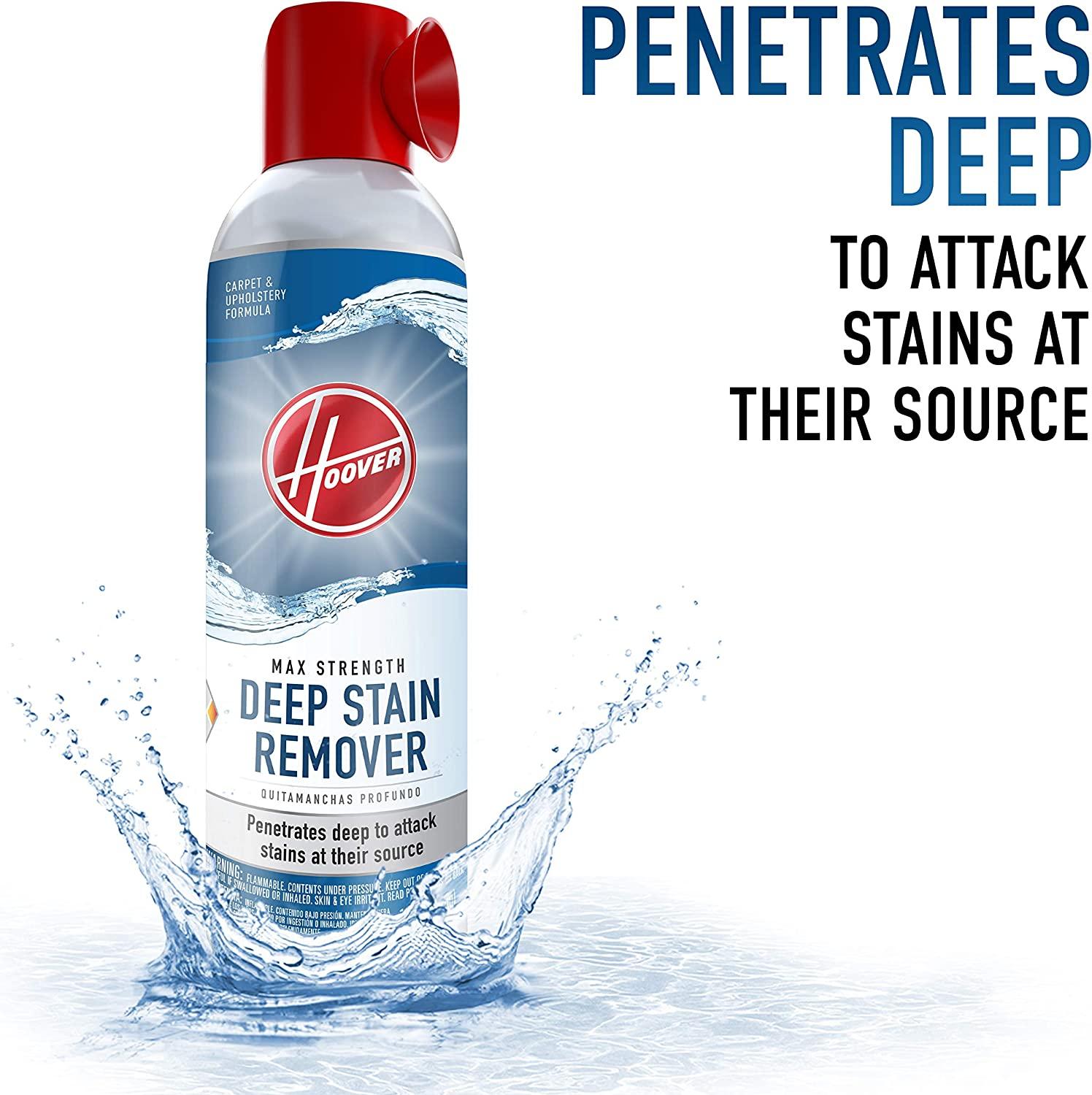 Hoover Deep Stain Remover Aerosol Spray, Carpet and Upholstery Spot