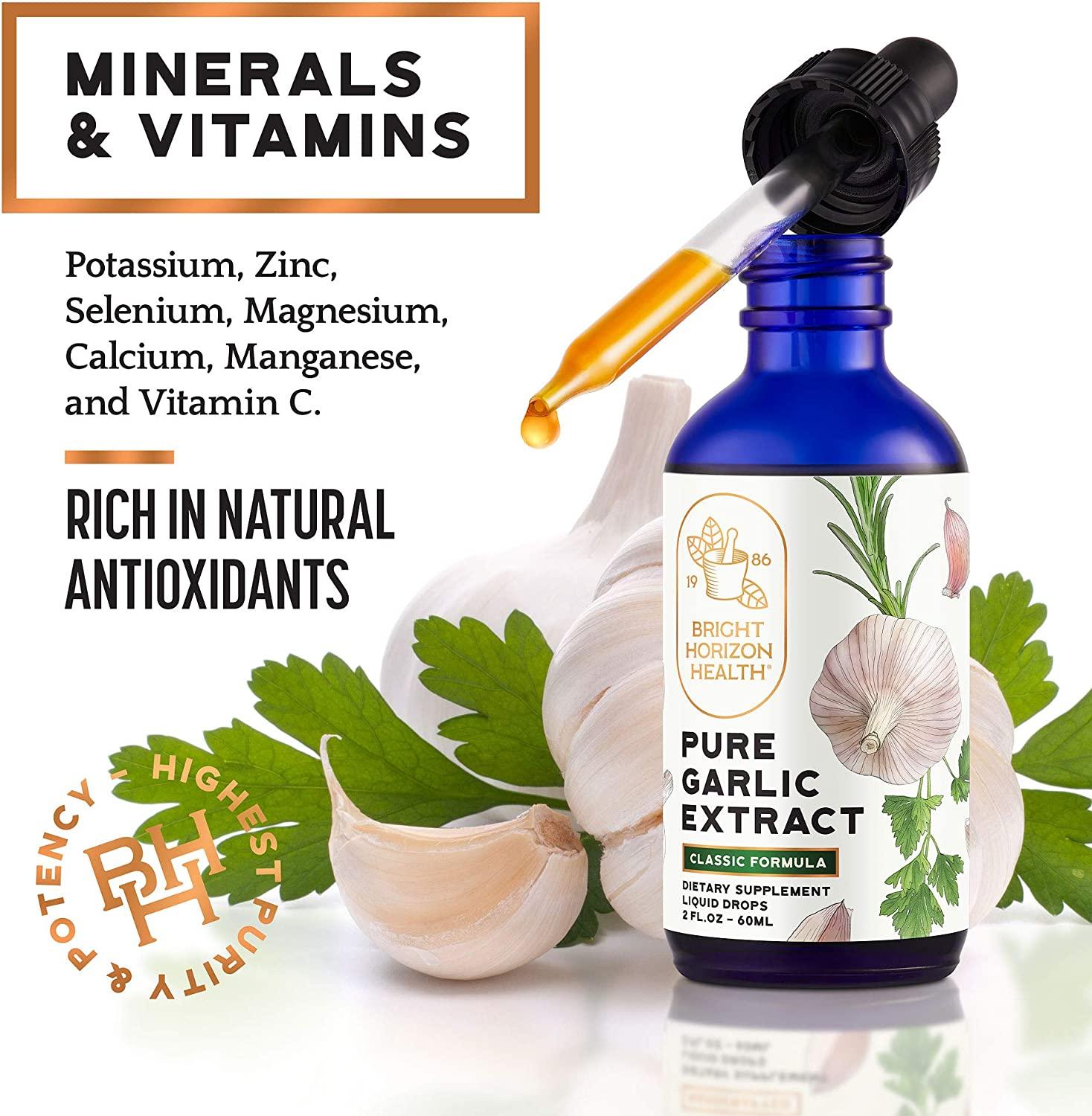 Pure Garlic Extract with Allicin Classic Formula Immune Support
