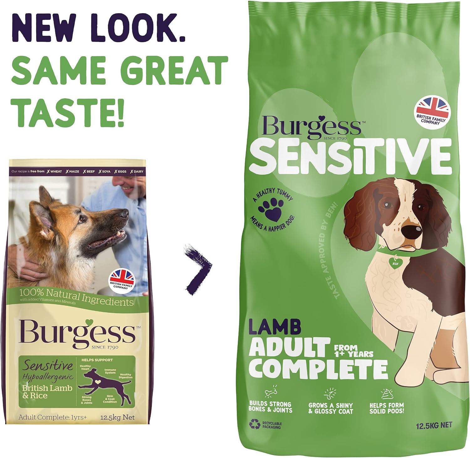 Burgess Sensitive Dry Dog Food Lamb kg (Pack of 1) Buy Now