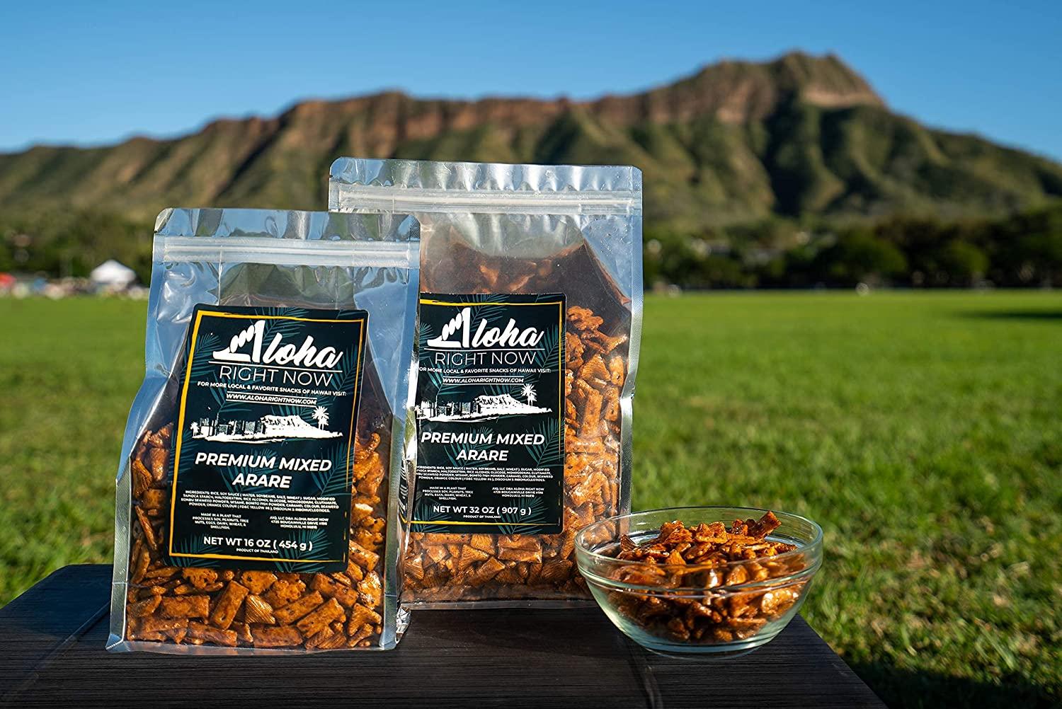 Aloha Right Now Premium Mixed Arare Rice Crackers - Japanese