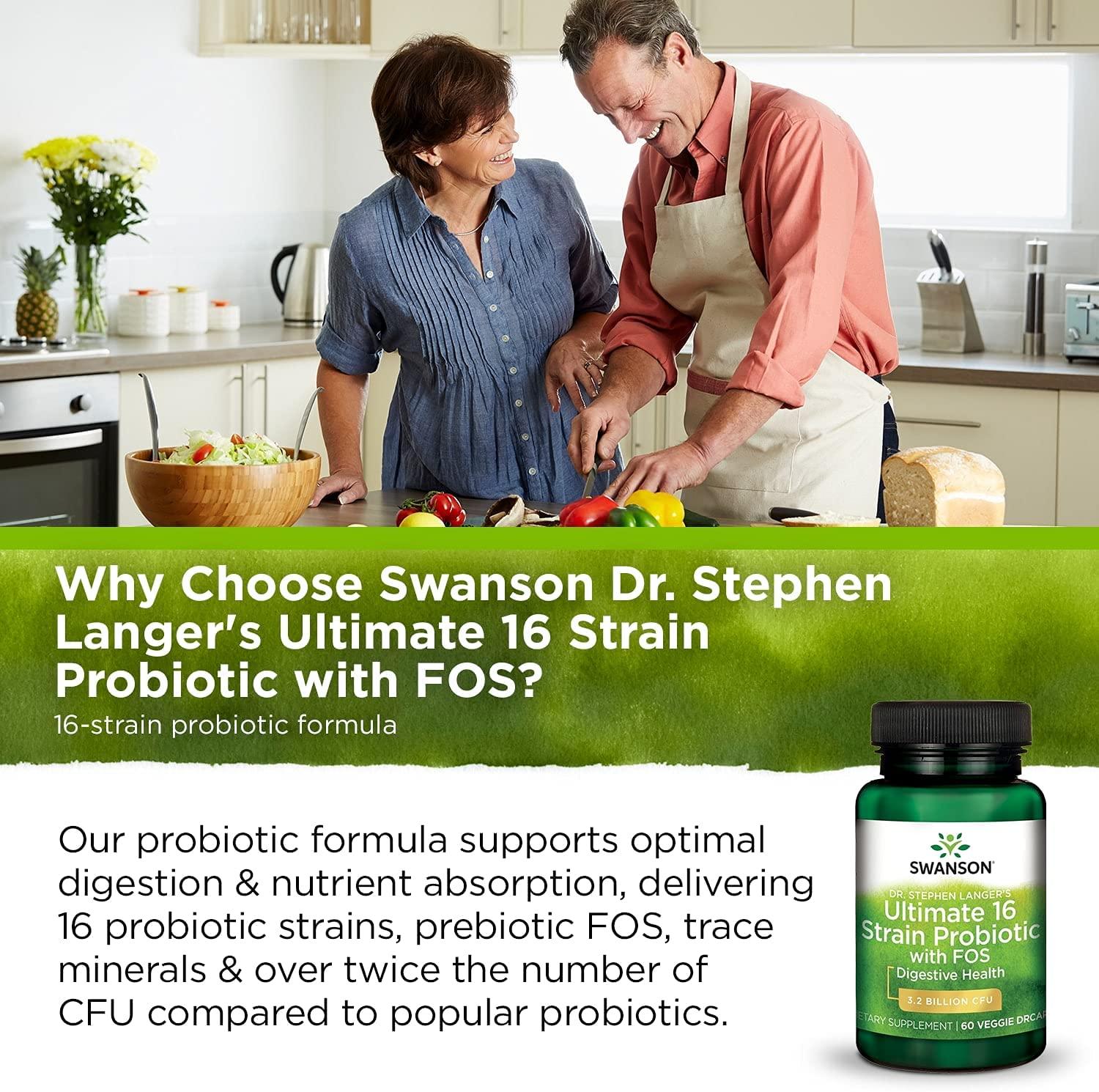 Swanson Dr. Stephen Langer's Formula - Natural Probiotic with Prebiotic ...