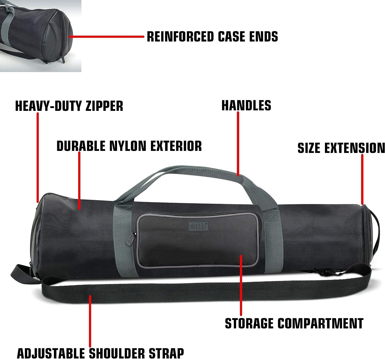 USA Gear Refractor Telescope Case - Holds Telescopes/Tripod 21 To