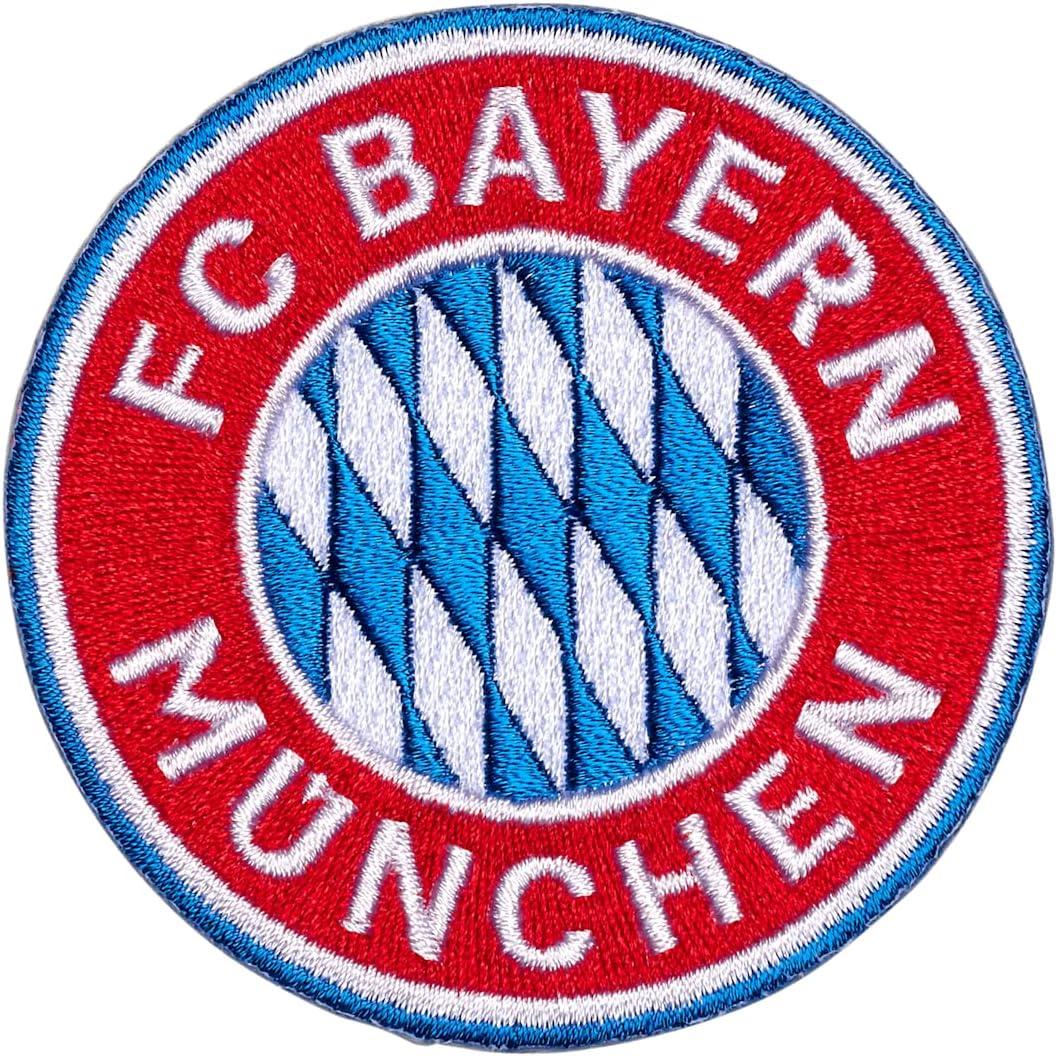 Buy FC Bayern Munich Patches Set of 3 | Red Retro Football Patches for ...