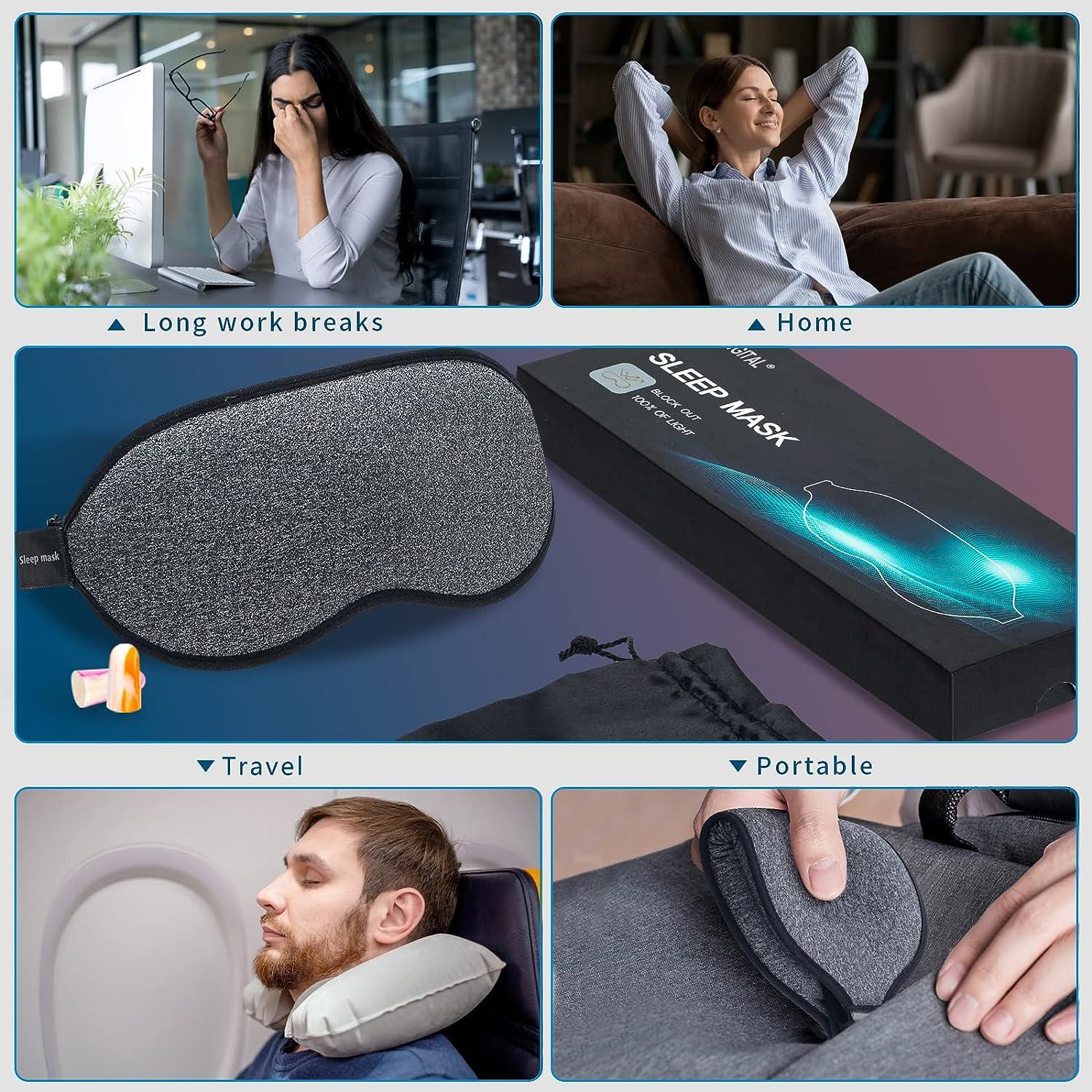 Moon Dolphin Sleep Eye Mask Soft Eye Covers Blocking Lights Blindfold con cinturino regolabile per pisolino da viaggio