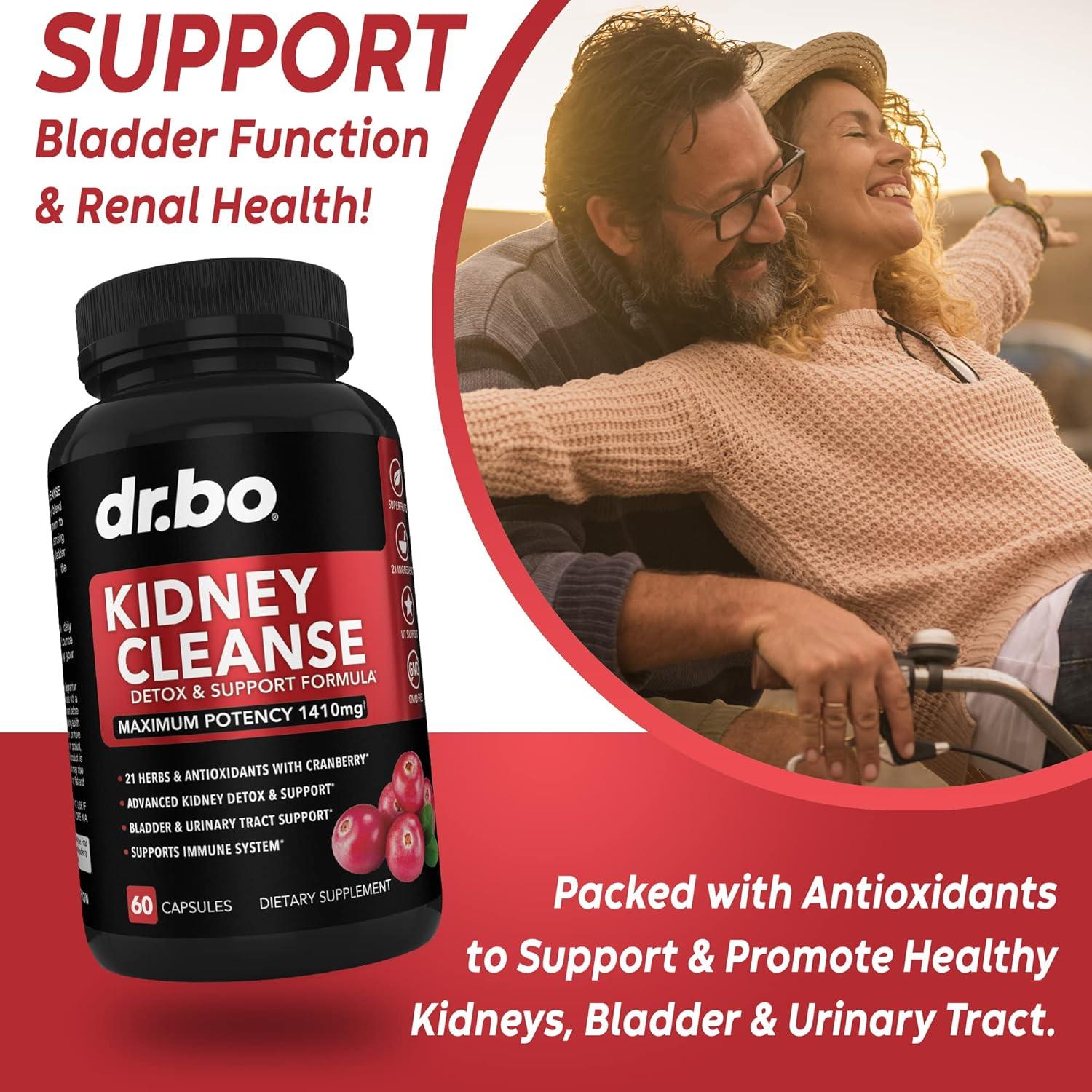 Kidney Liver Cleanse Detox Support Supplement Help Repair Kidneys