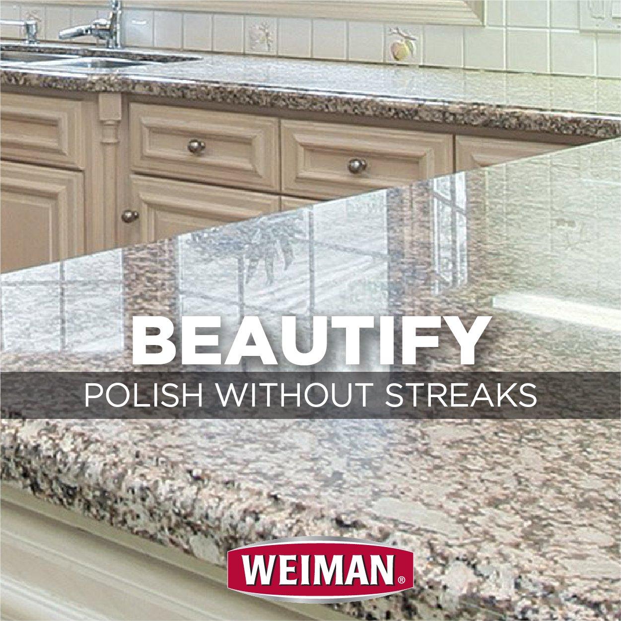 Weiman Granite Cleaner and Polish 17 Ounce For Granite Marble Soapstone Quartz Quartzite