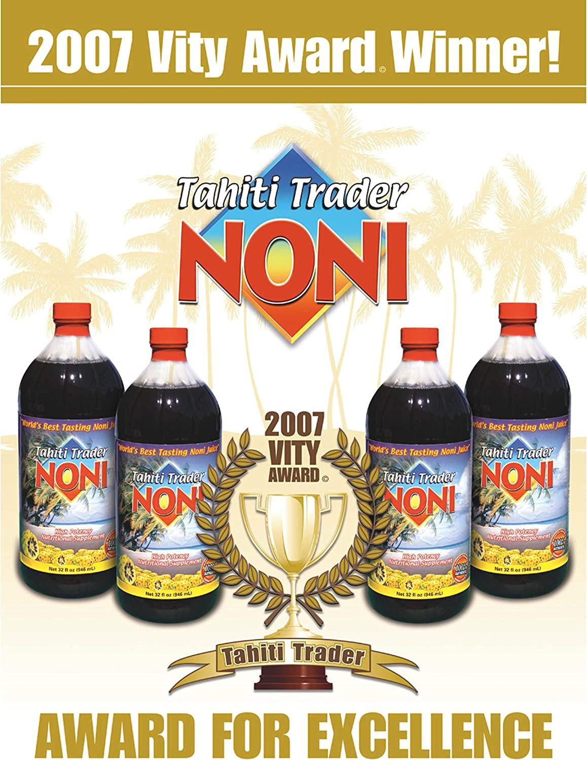 Tahiti Trader Original High Potency Noni 32 oz (1 Pack) Pure Noni Juice Noni Tahiti Juice
