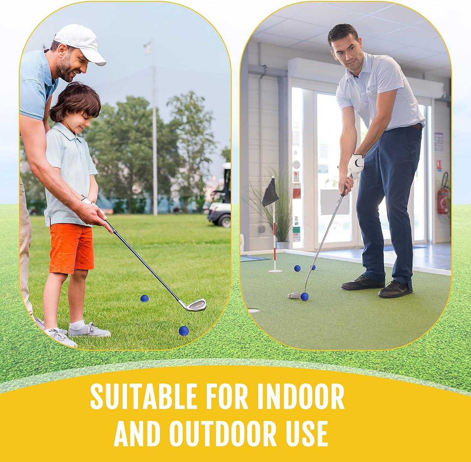 Junkin 80 Pcs Foam Golf Practice Balls Realistic Feel and Flight