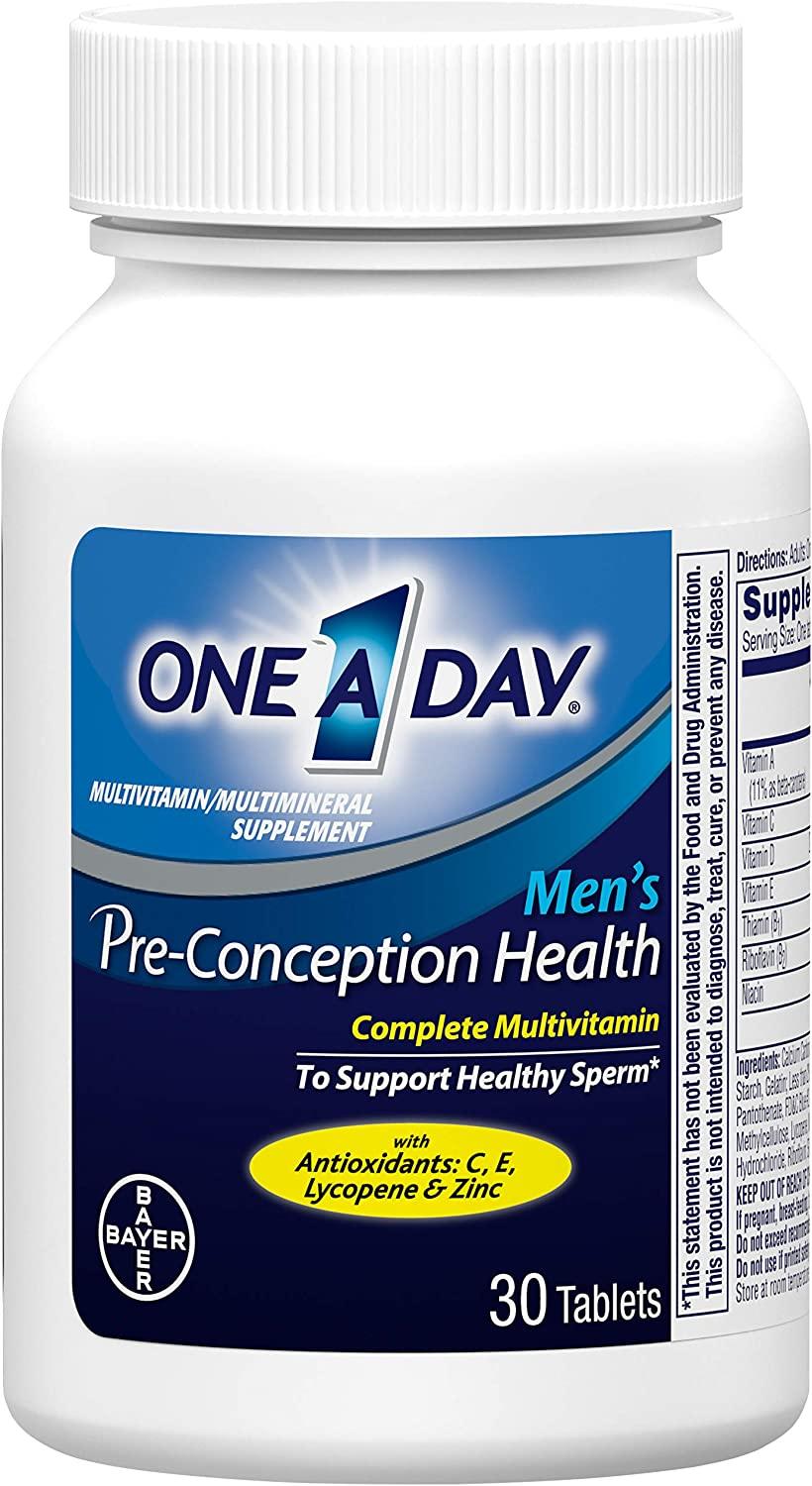 One A Day Men's PreConception Health Multivitamin for Healthy Sperm