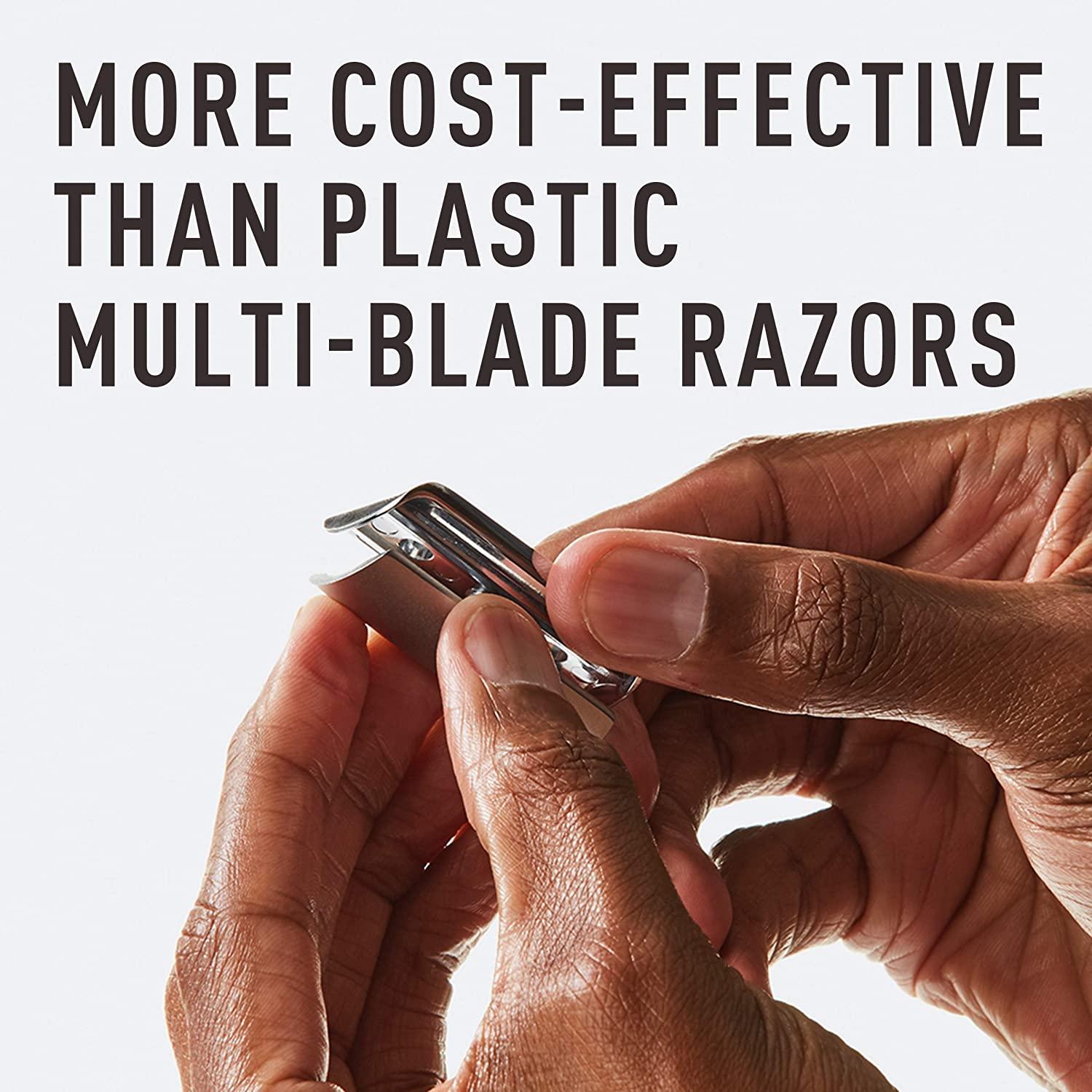 Bevel Safety Razor Replacement Blades 20 Pack, Double Edge Safety Razor