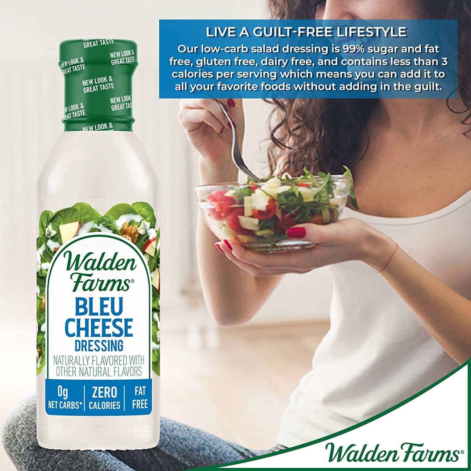 Walden Farms Bleu Cheese Dressing 12 fl oz - Zero Calorie, Keto-Friendly  Salad Dressing | Buy Now with Express International Delivery | GoSupps.com